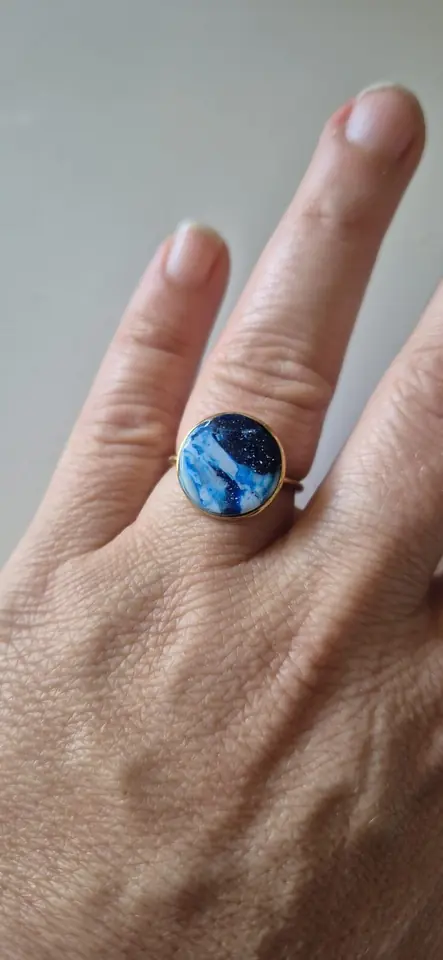 Anillo Ágata Azul
