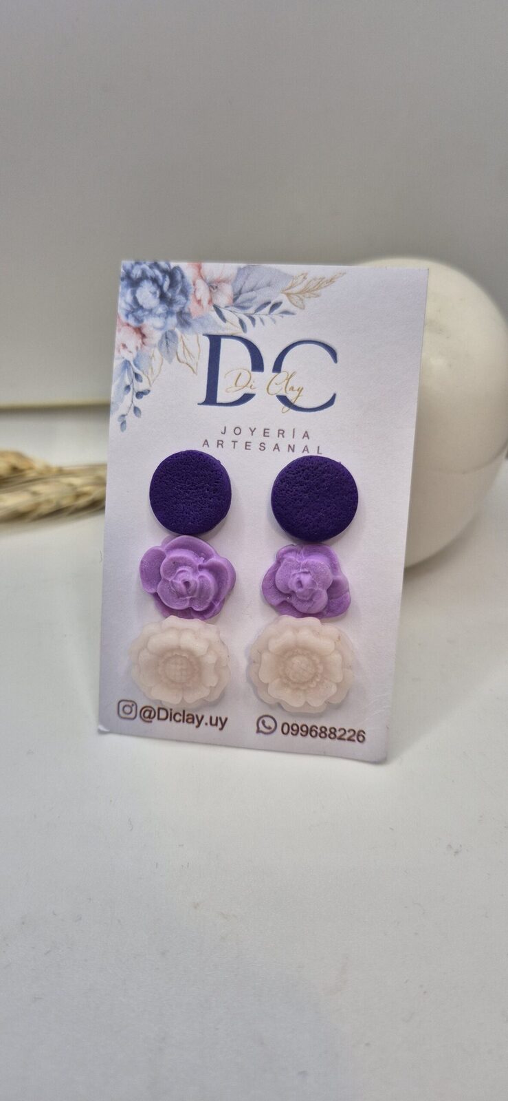 Conjunto x 3 mini violetas
