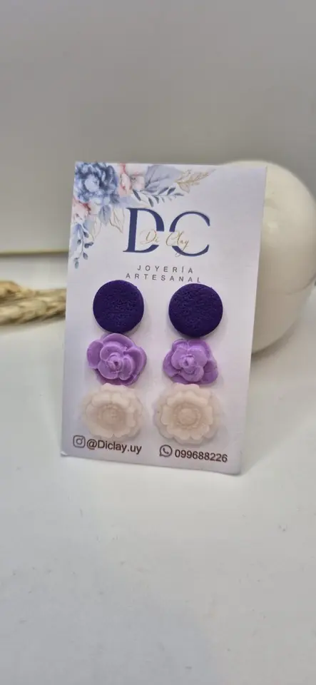 Conjunto x 3 mini violetas