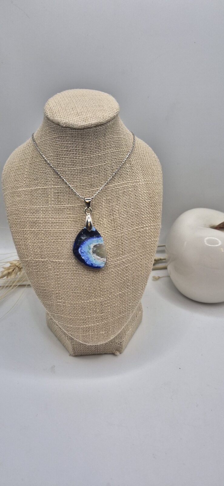 Colgante Ágata Azul