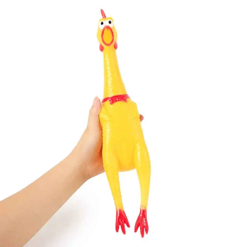 Juguete pollo grande