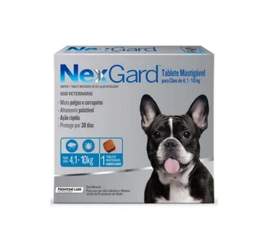 Nexgard 4 a 10 kg (1 comprimido)