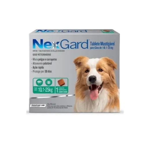 Nexgard 10 a 25 kg (1 comprimido)