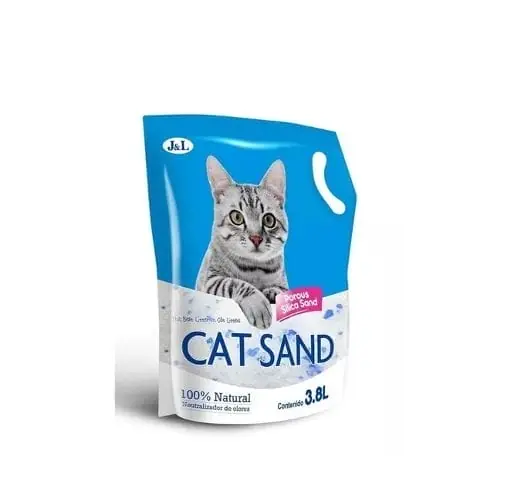Piedras Sanitarias De Gel Silica Para Gato 1,6kg
