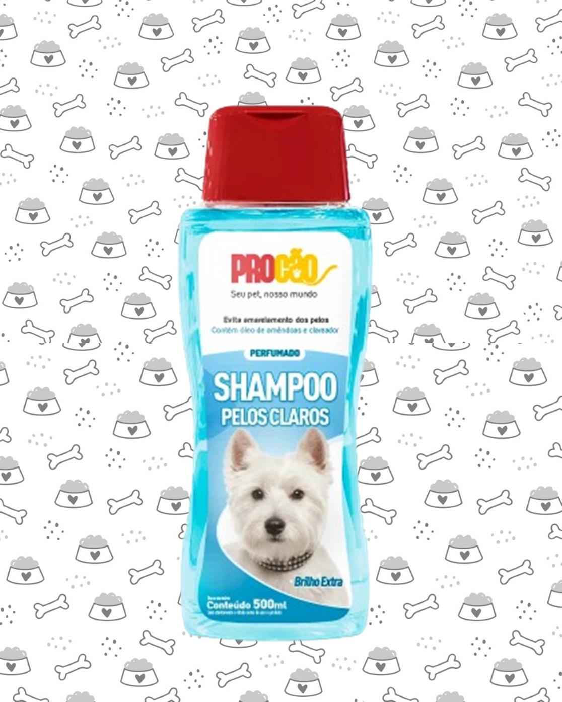 SHAMPU PROCAO PERRO PELOS CLAROS 500ML