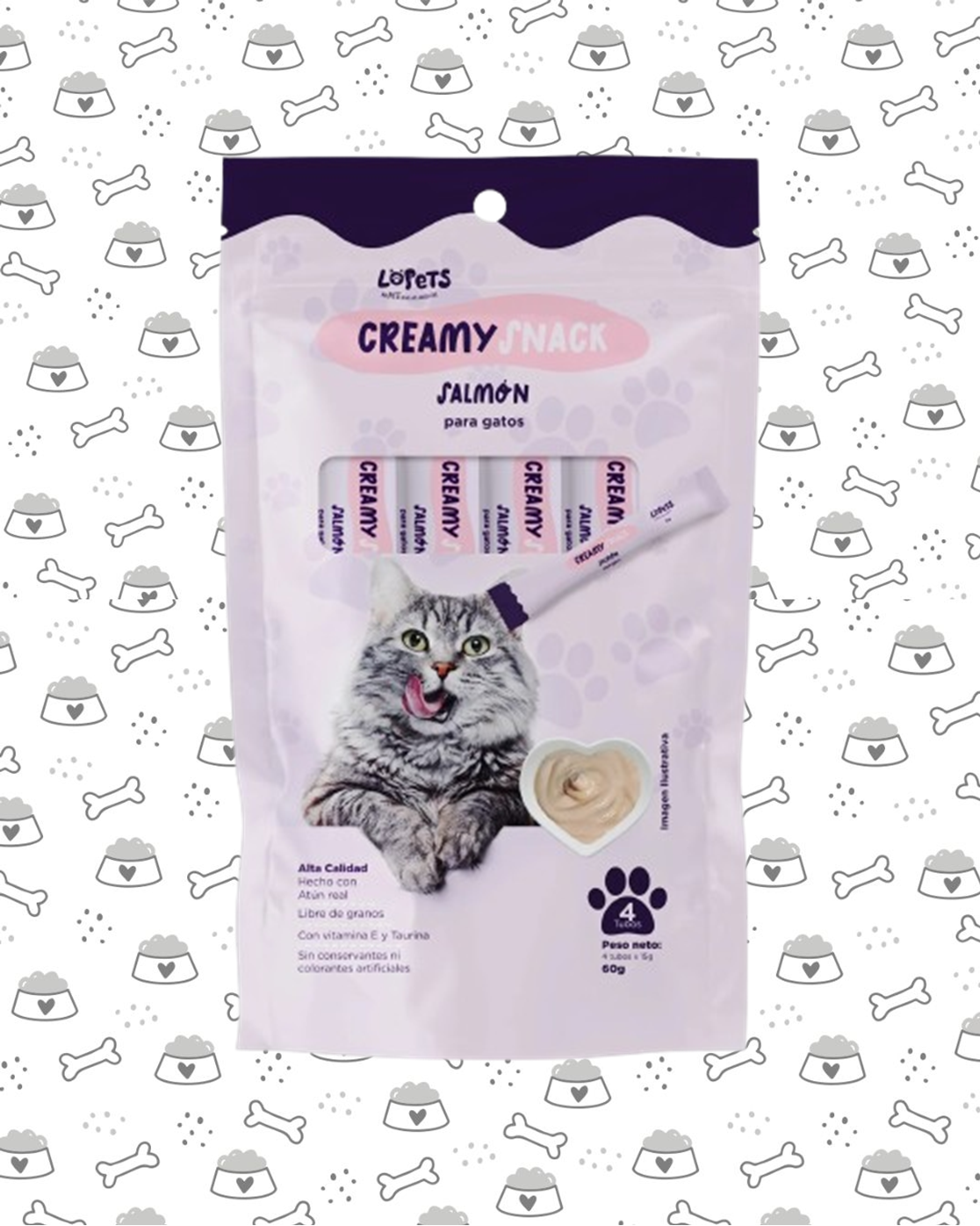 LOPETS GATO 60G SALMON