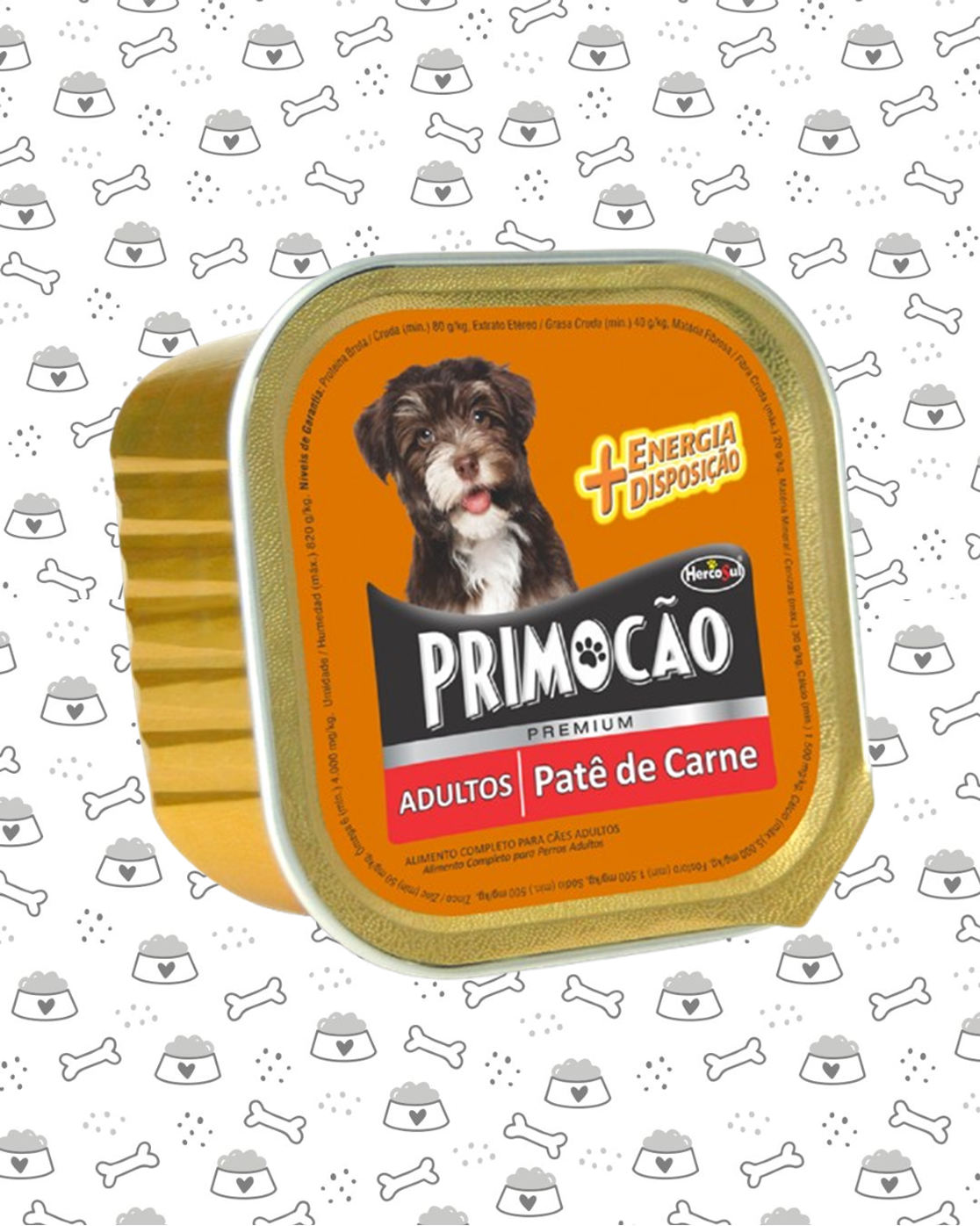 PATE PRIMOCAO PERRO 300GR CARNE