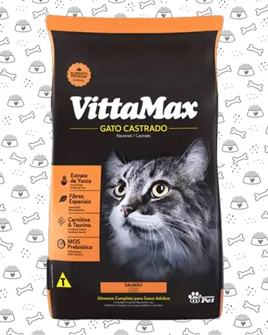 VITTAMAX GATO CASTRADO SALMON 10KG