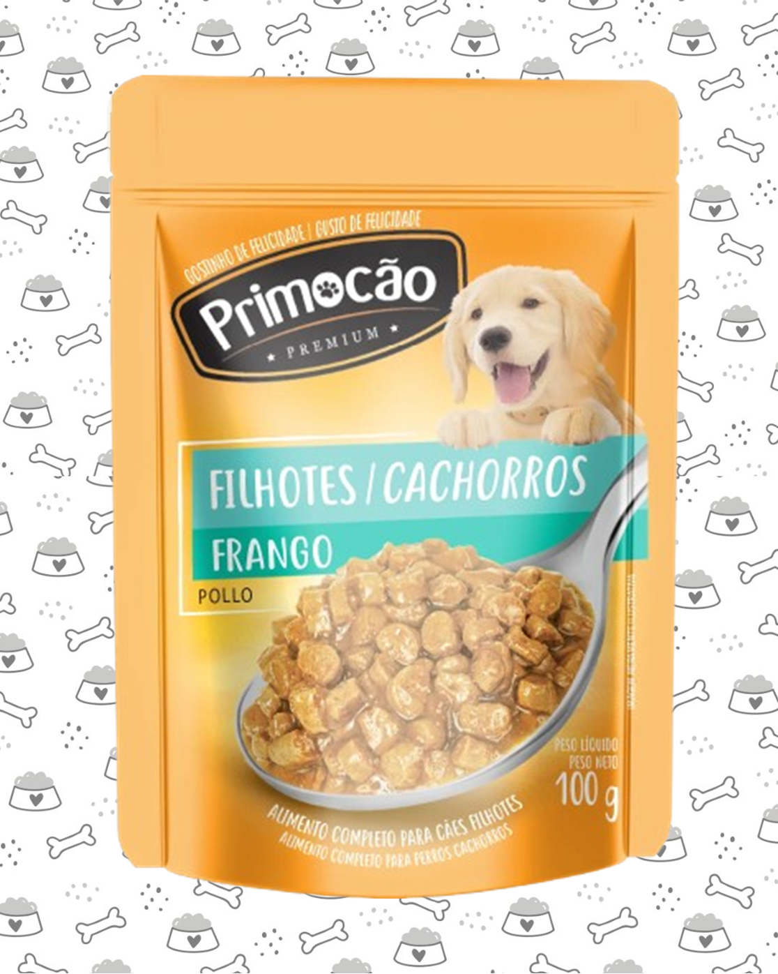 SALSA PRIMOCAO PERRO CACHO POLLO 100GR