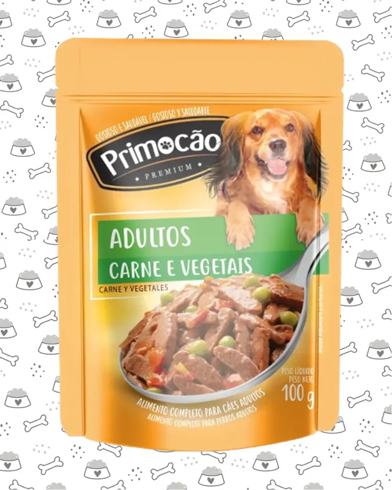 SALSA PRIMOCAO PERRO CARNE VEG 100G