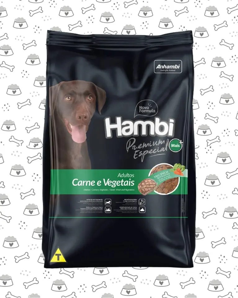 HAMBI PERRO VEGETALES 25KG
