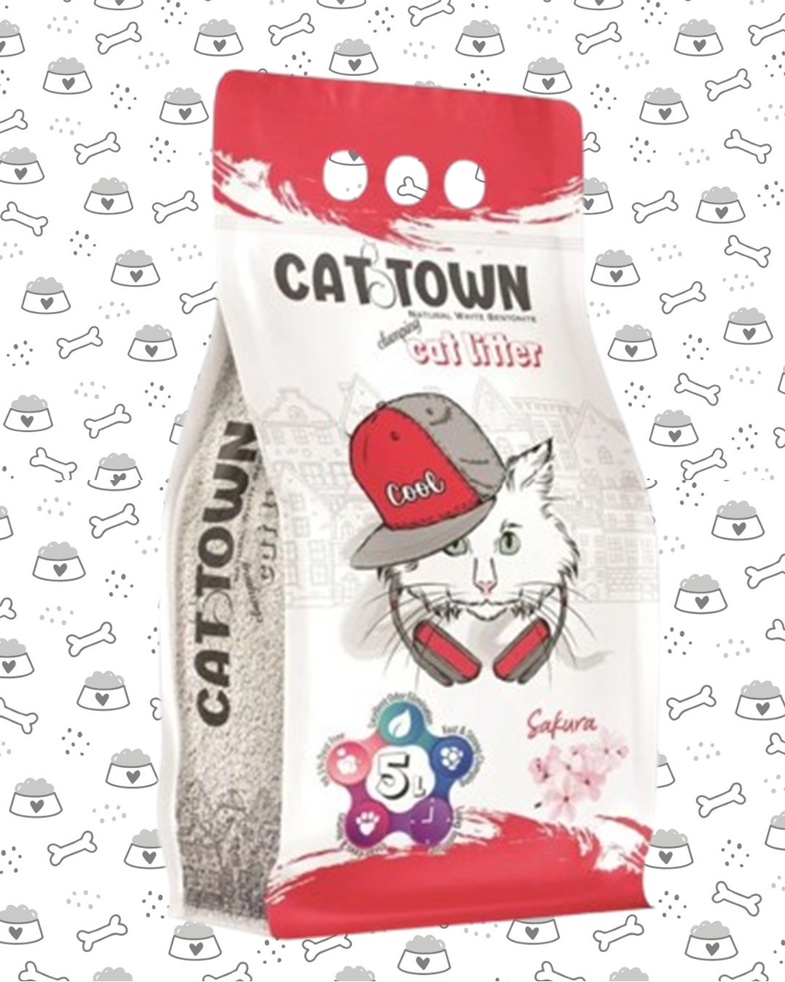 AGLOM CAT TOWN SAKURA 10LT