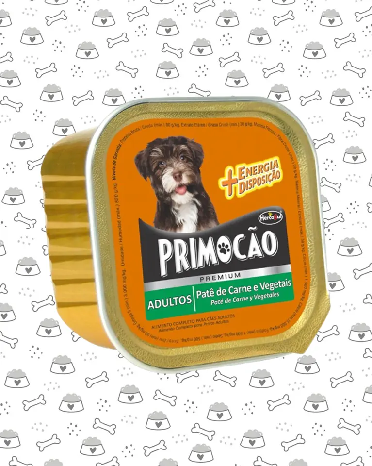PATE PRIMOCAO PERRO CARNE VEG 300G