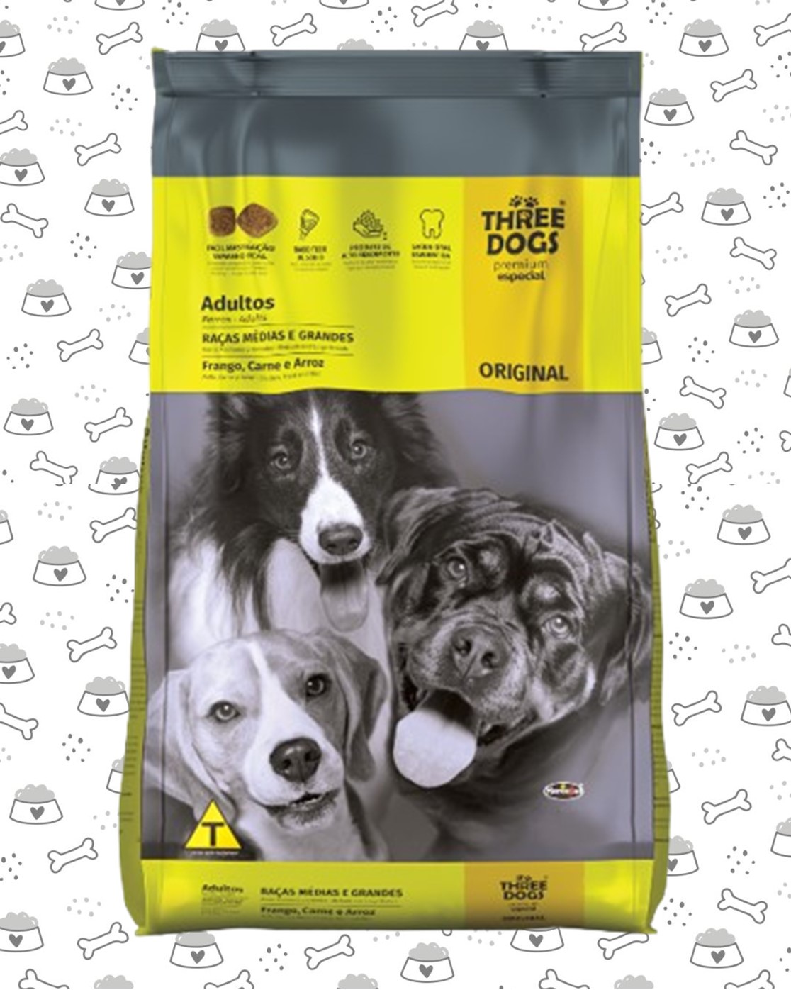 THREEDOGS FAMILIA PERRO RM 20KG