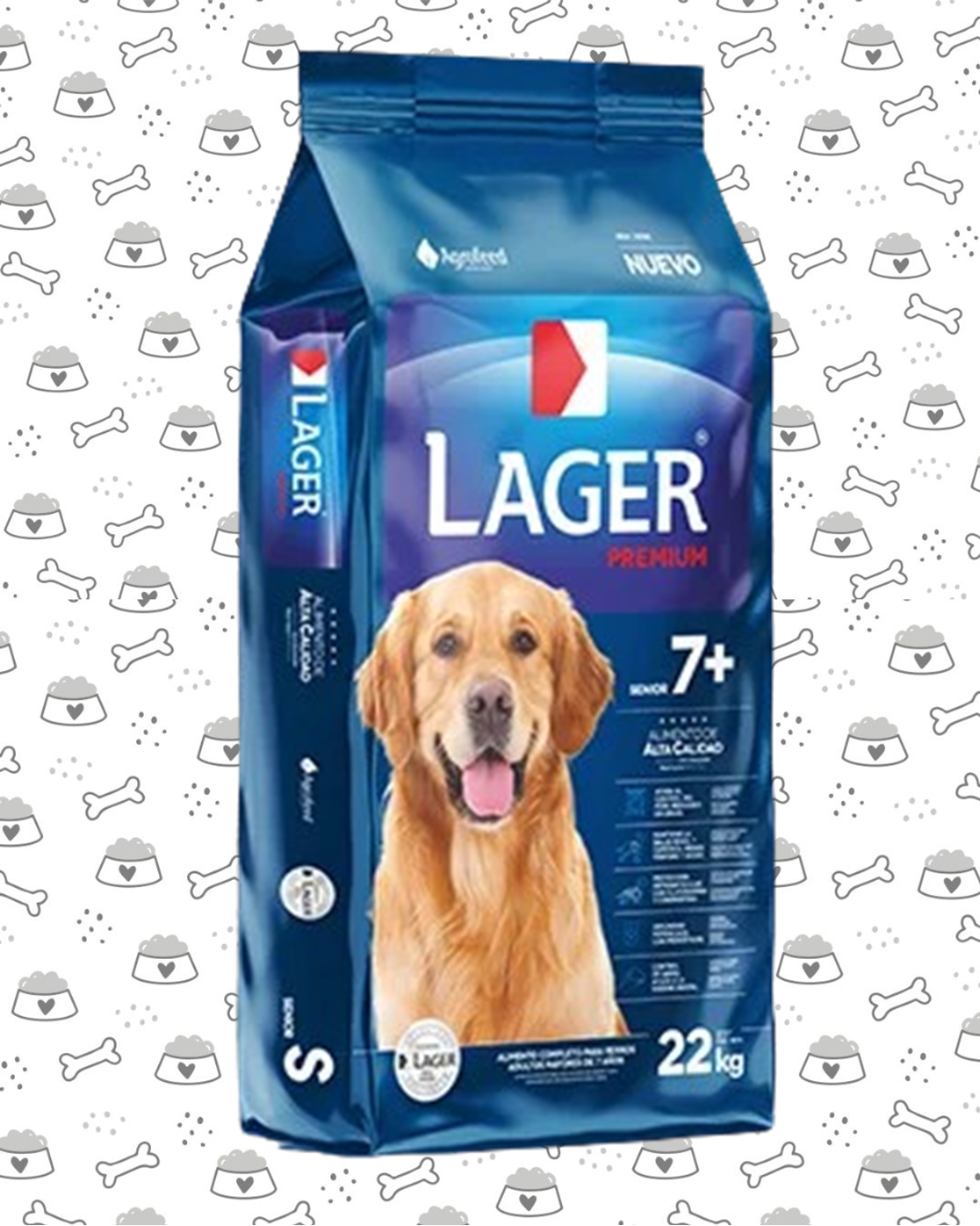 LAGER PERRO SENIOR 22KG