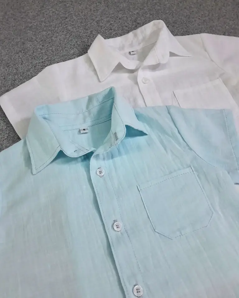 Camisa lisa Tiki | Manga Corta