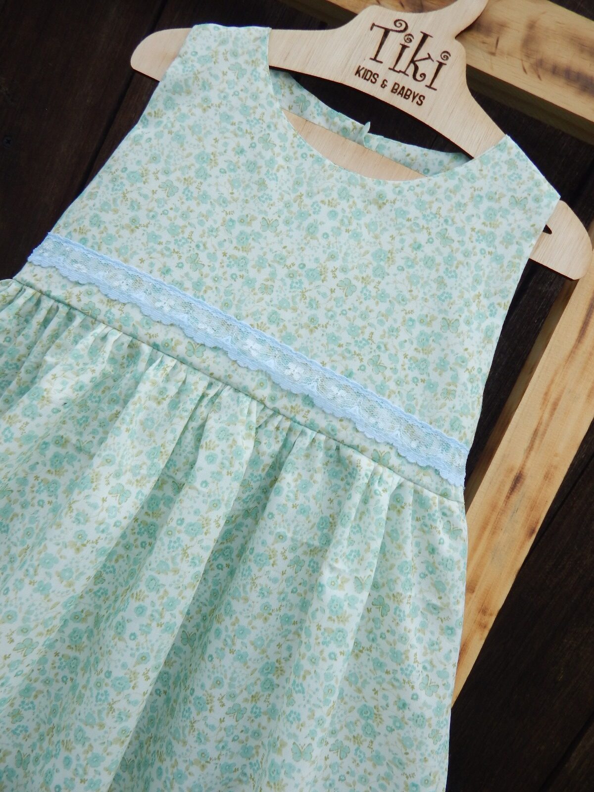 Vestido Floreado en Popelina