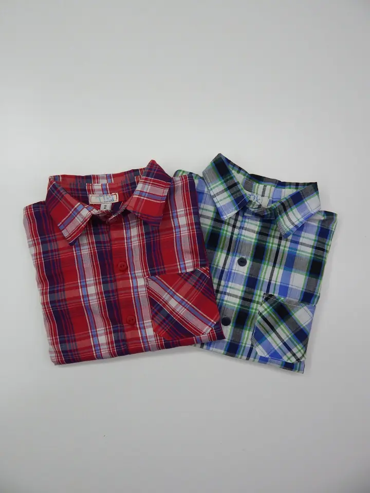 Camisa Tiki en Cuadrillé | Manga Larga