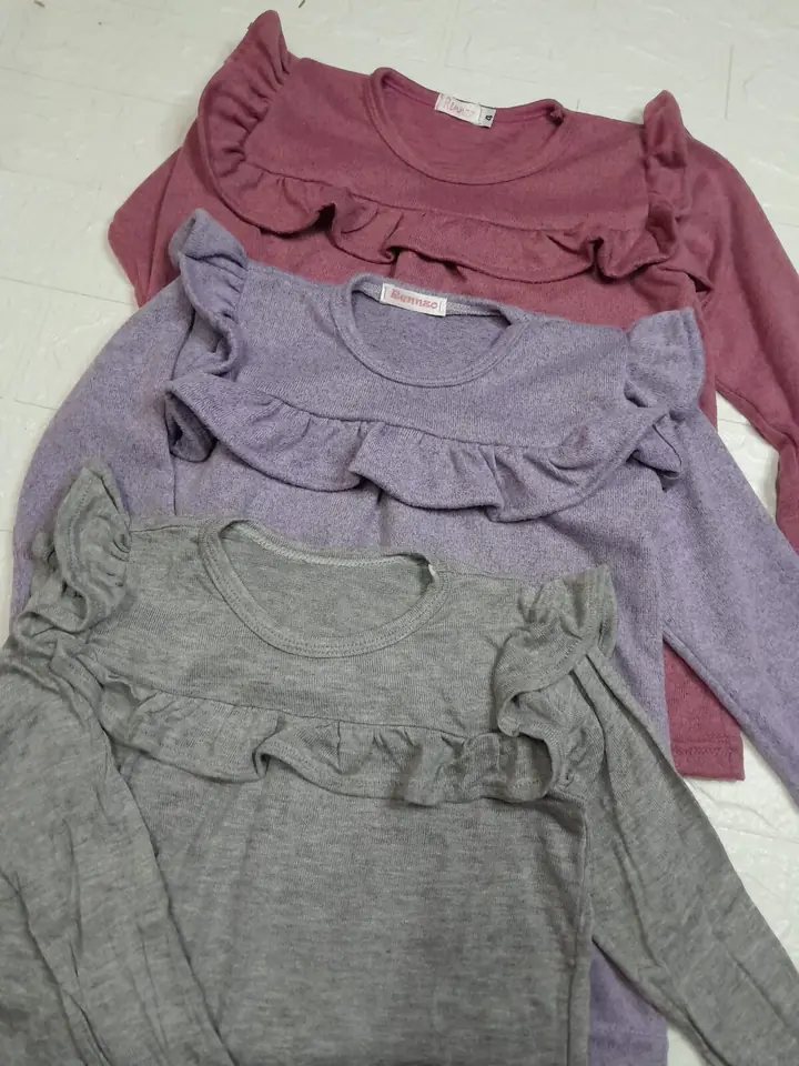 Remera lanilla lisa