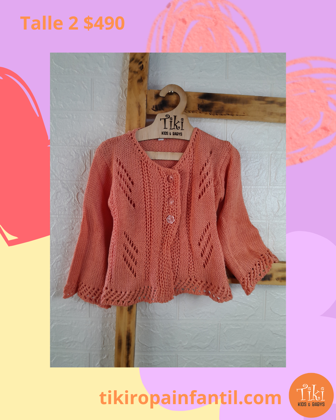 Campera hilo niña
