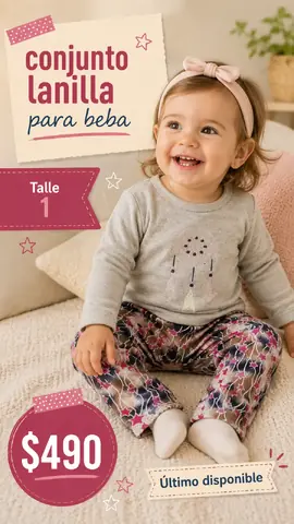 Conjunto lanilla beba