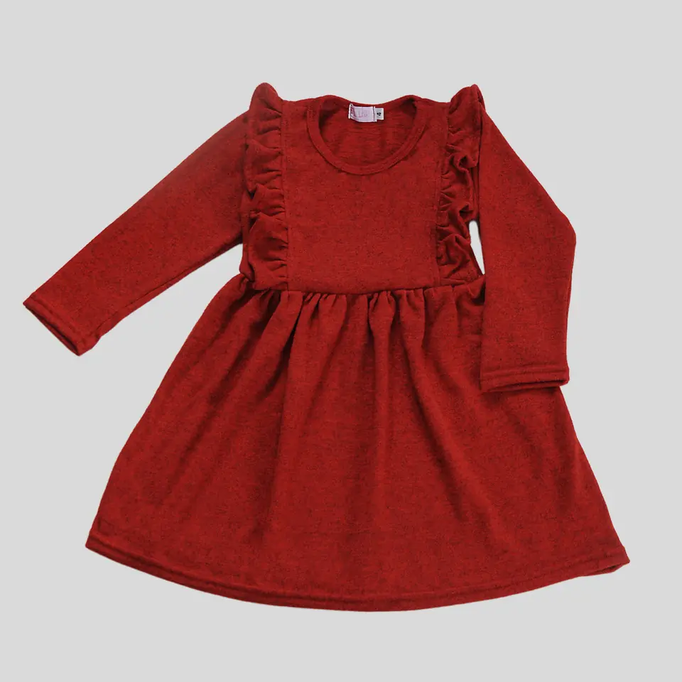 Vestido en Lanilla Liso Beba