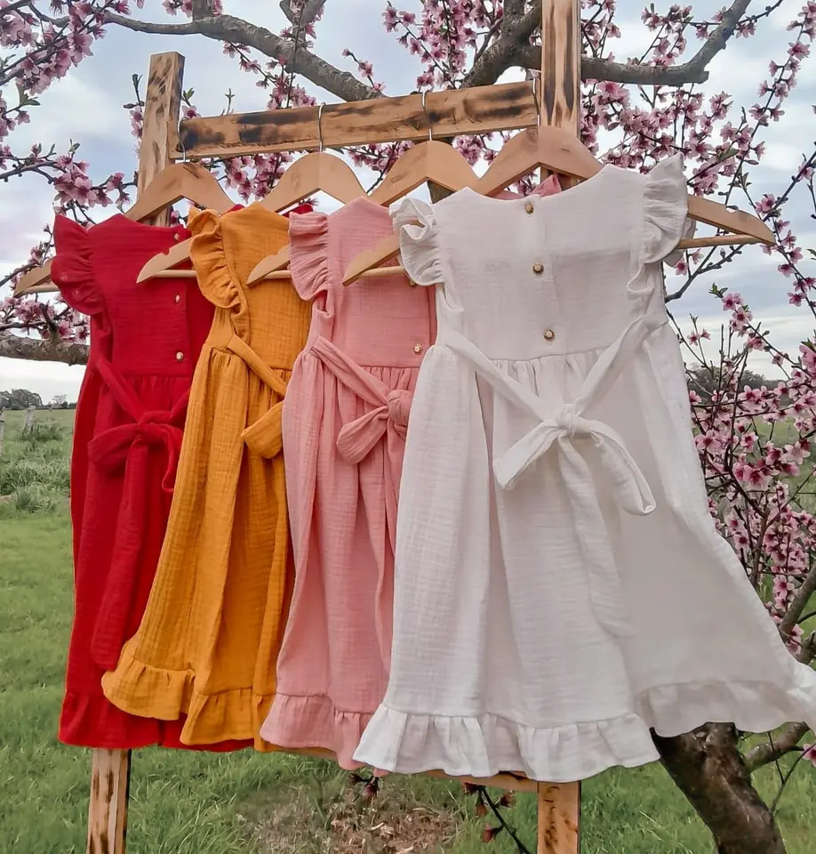 Vestido en Muselina sin mangas