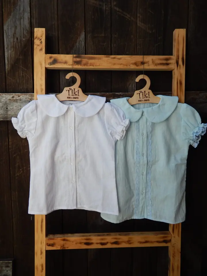 Blusa Algodón con Puntilla