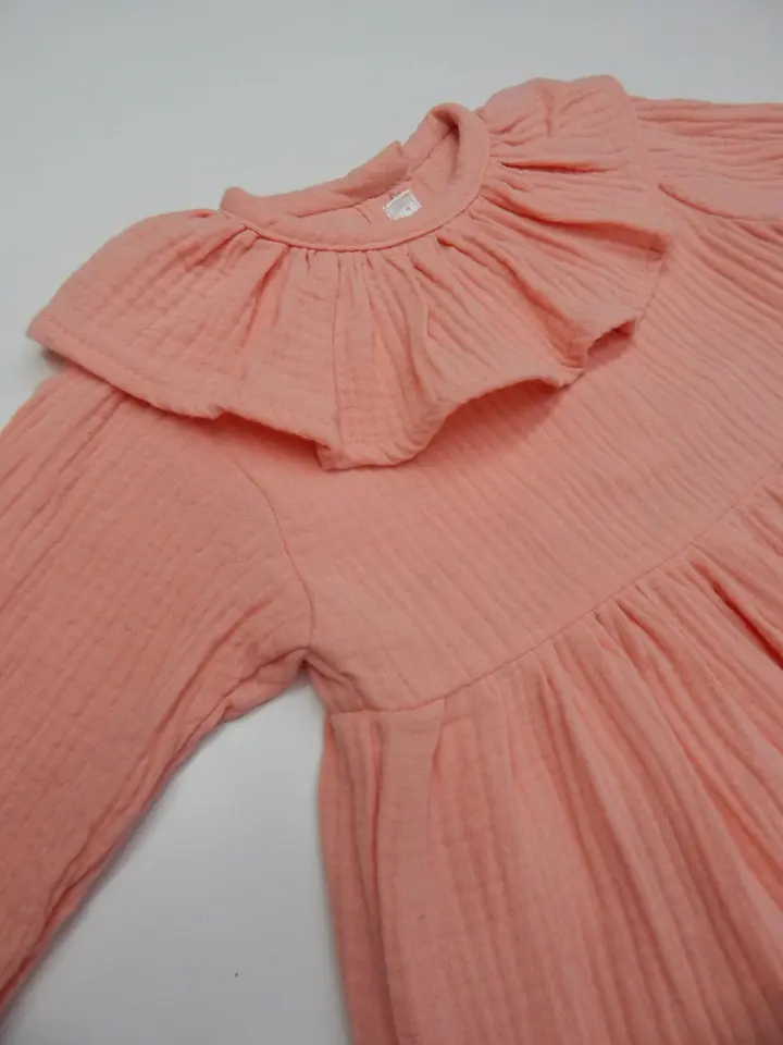 Vestido en Muselina manga larga