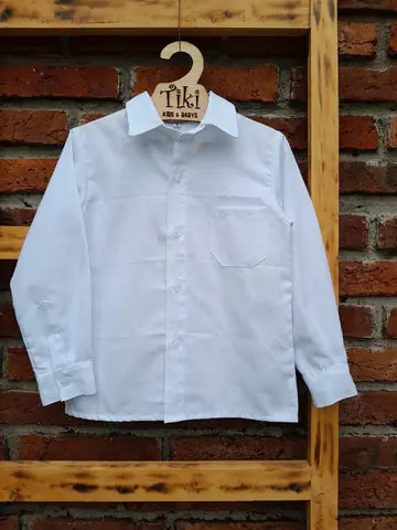 Camisa de Niño Lisa | Manga larga
