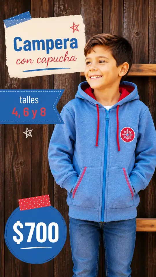 Campera deportiva niño