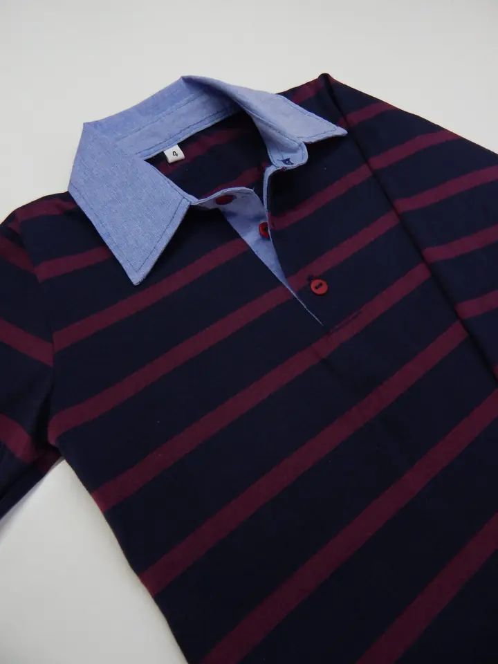 Remera Tiki con cuello | Manga larga