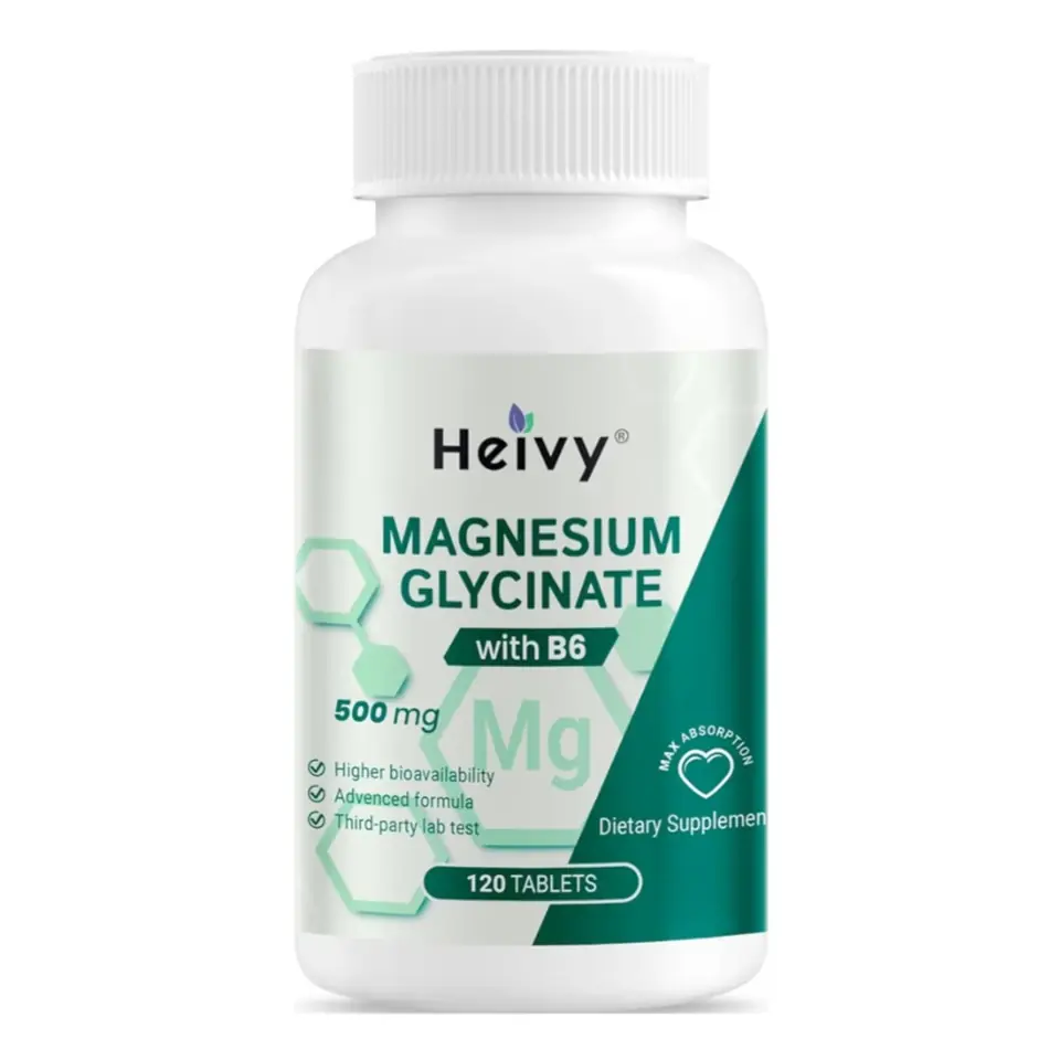 Magnesio Glicinato 500mg + B6 (rinde 4 meses)