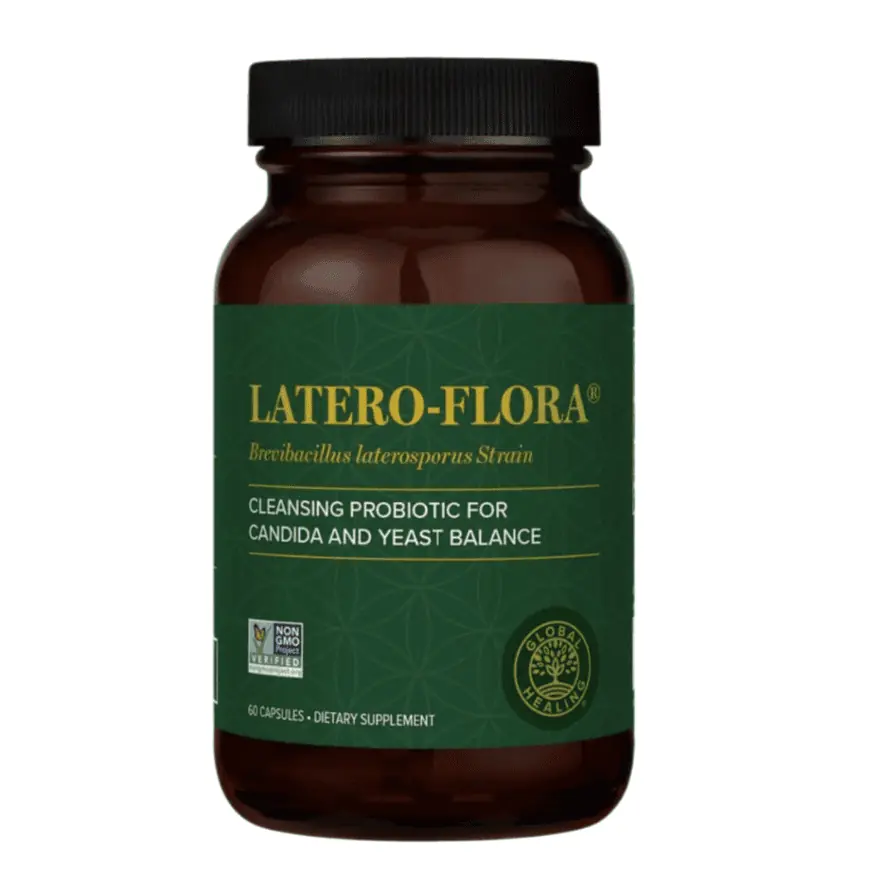 Latero-Flora probióticos, limpiador de cándida