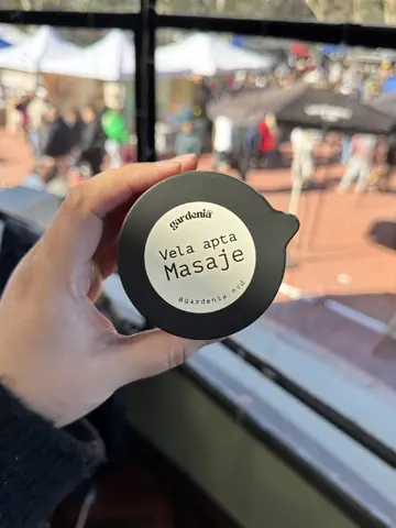 Vela para masajes