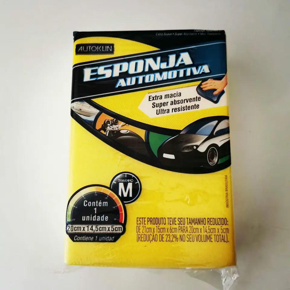 Esponja Automotriz 21x15x6cm