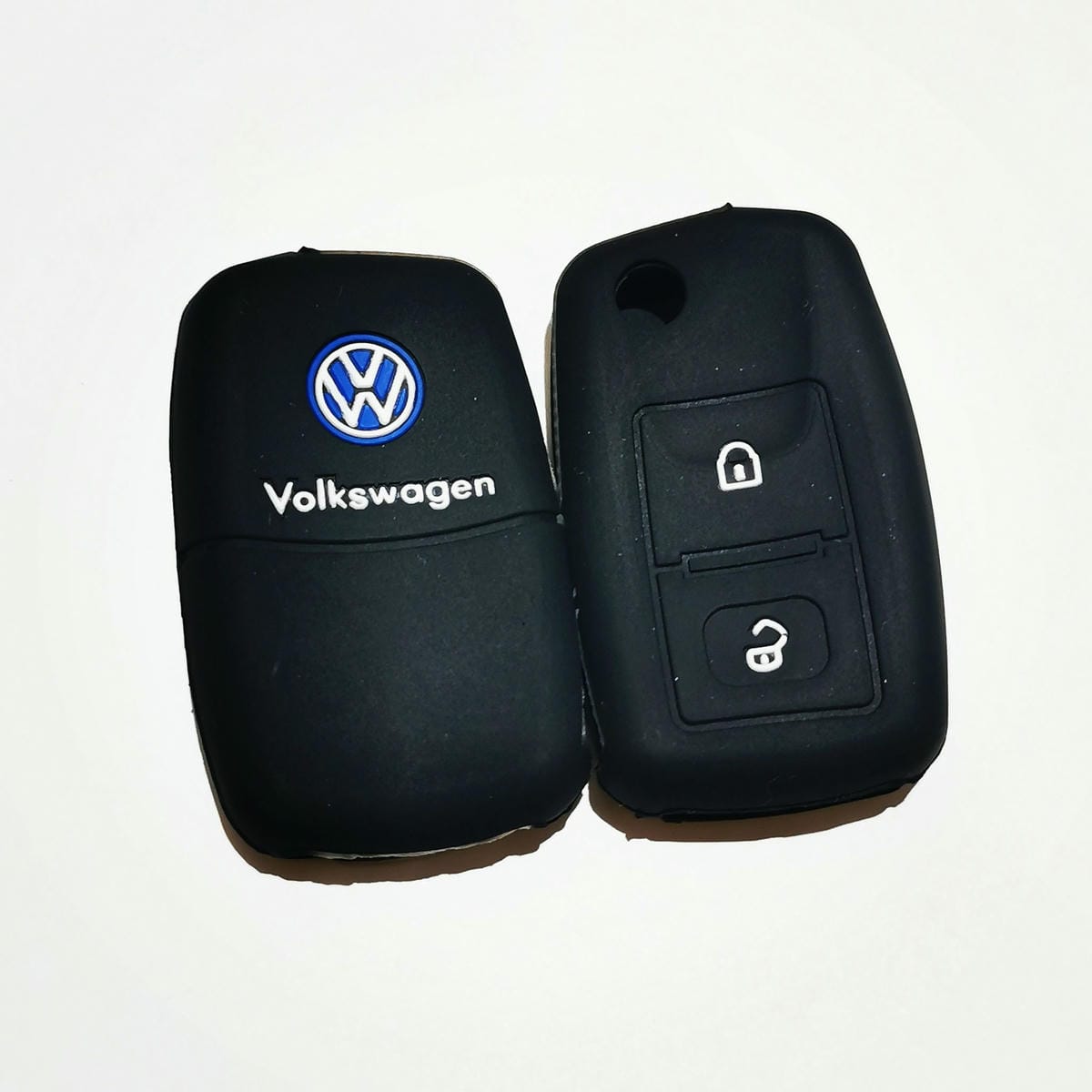 Protector de Silicona Volkswagen - 2 botones negro -