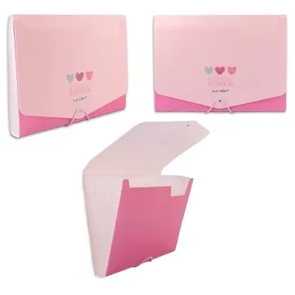 Sobre Organizador Rosado Corazones IBI
