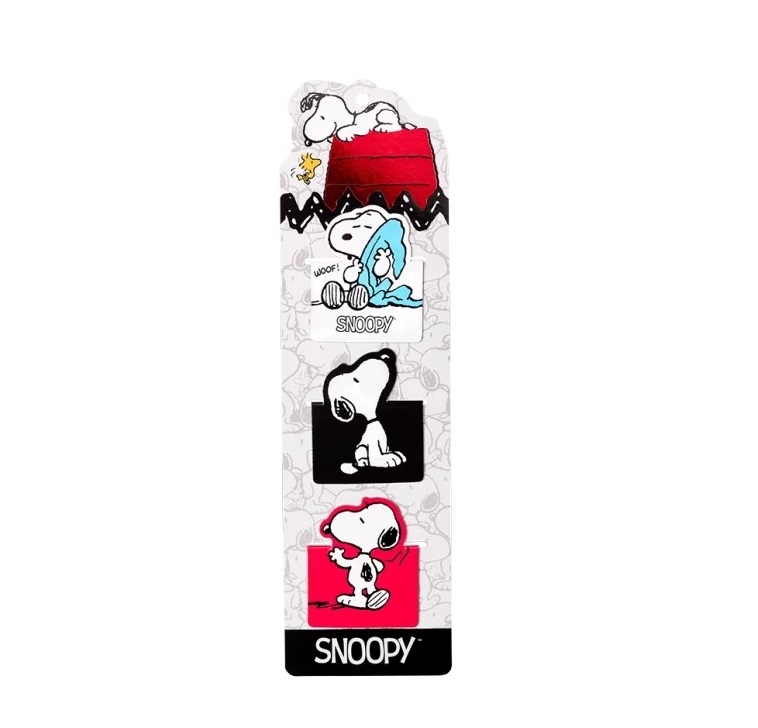 3 Señaladores Imantados Snoopy