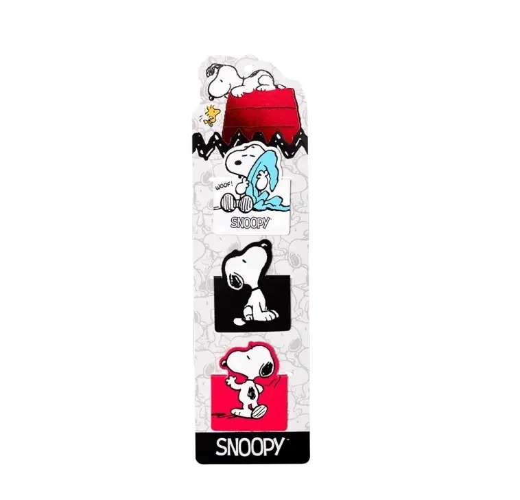 3 Señaladores Imantados Snoopy