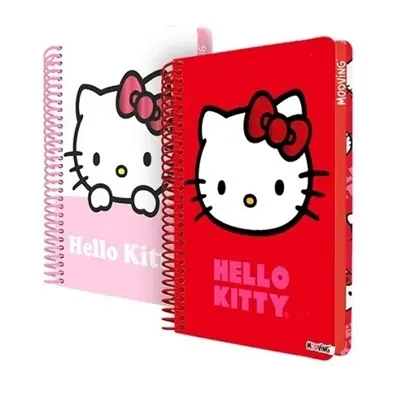 Cuaderno Mooving Hello Kitty 96 hojas.