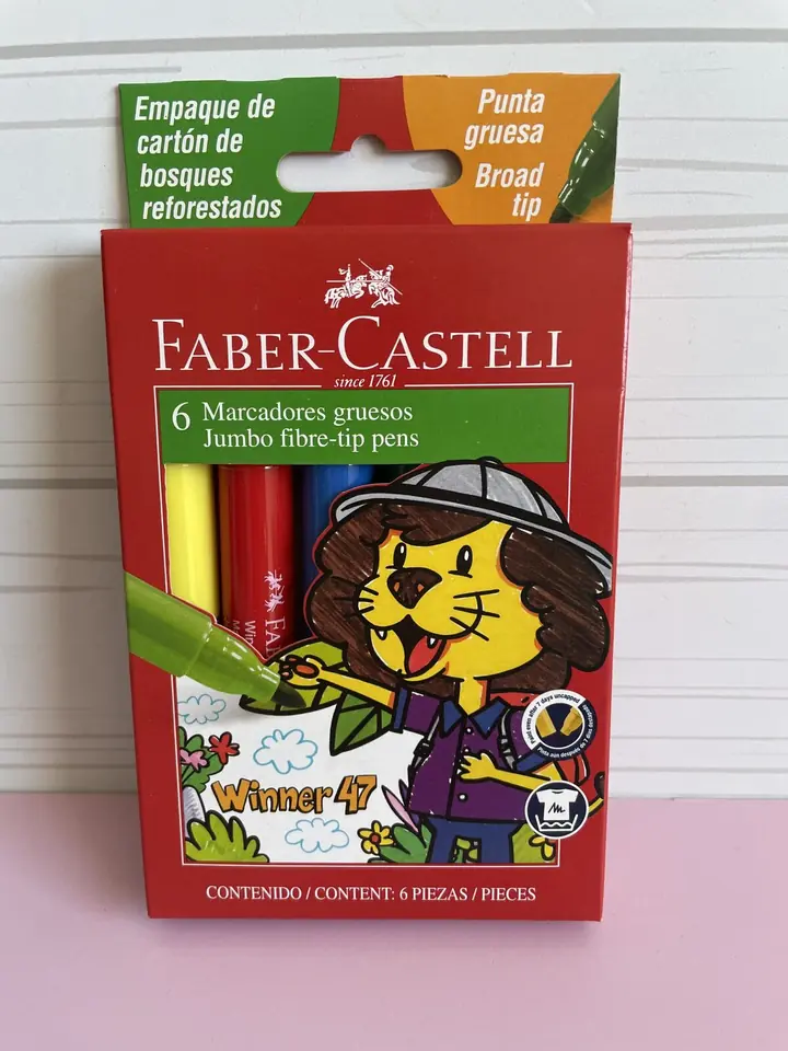FABER CASTELL GRUESOS x6