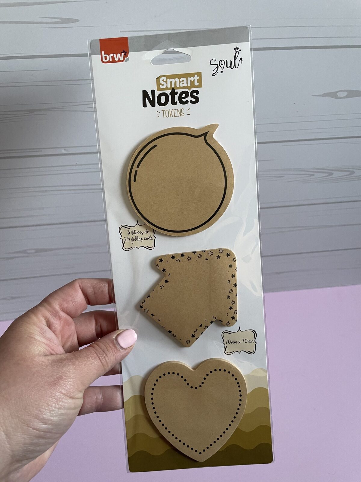 Notas adhesivas de diseño.
