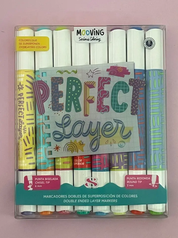 MARCADORES  DOBLES PERFECT LAYER MOOVING
