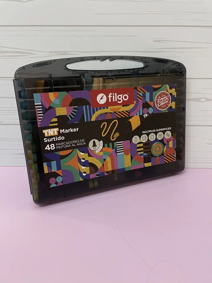 VALIJA MARCADORES TNT FILGO X 48