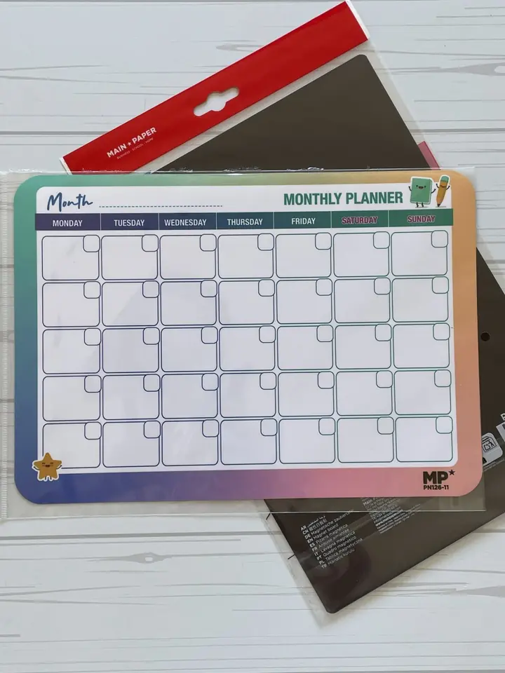 Calendario Organizador Mensual Imantado.