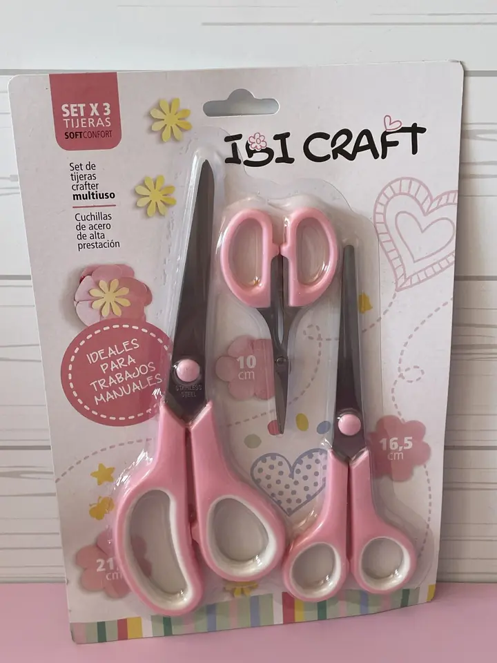 Pack 3 Tijeras IBI CRAFT.
