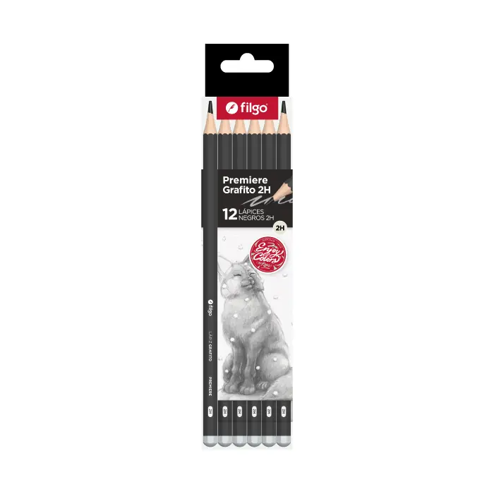 Lapiz Graduado Premiere 2H x12 Filgo