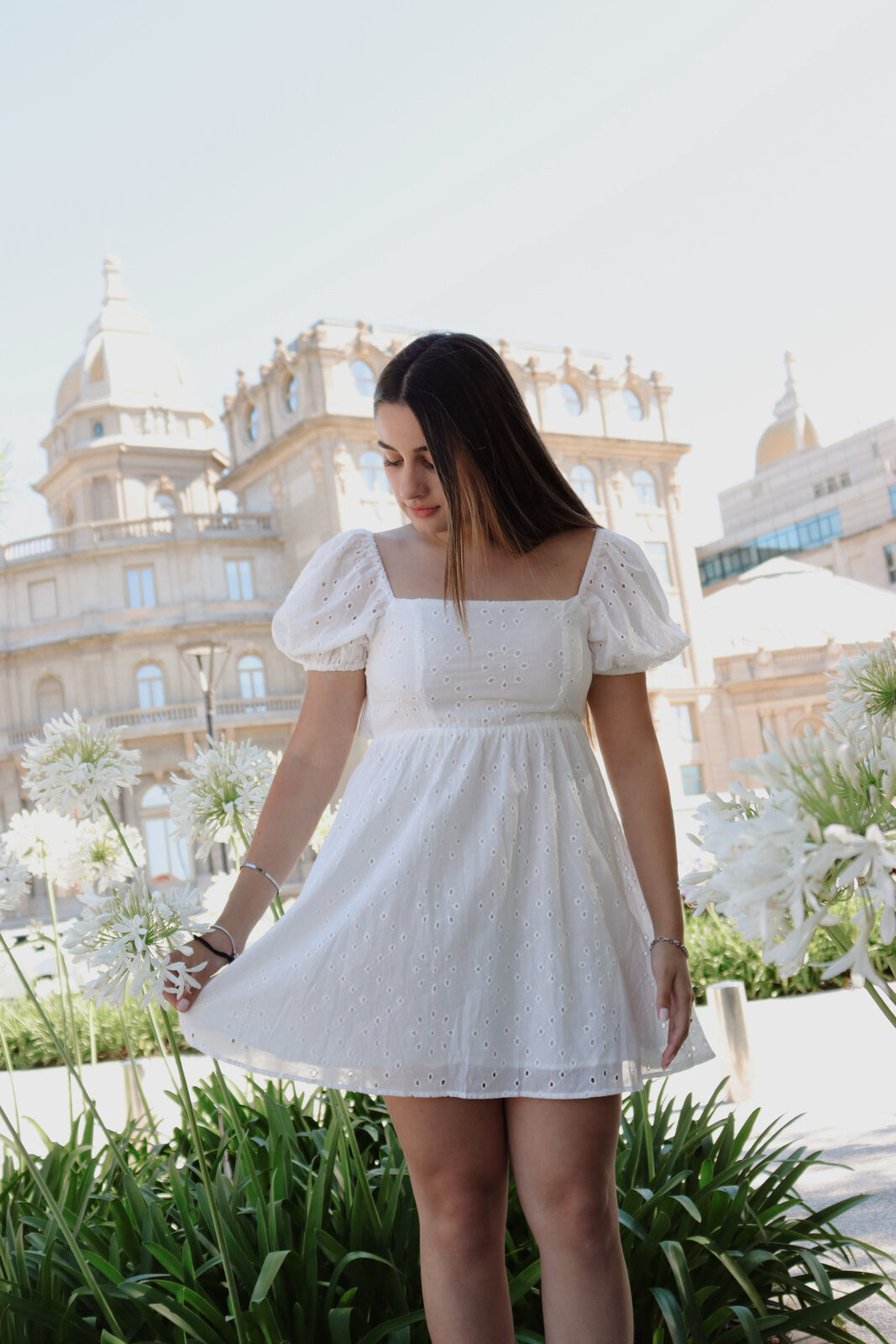 Vestido broderie