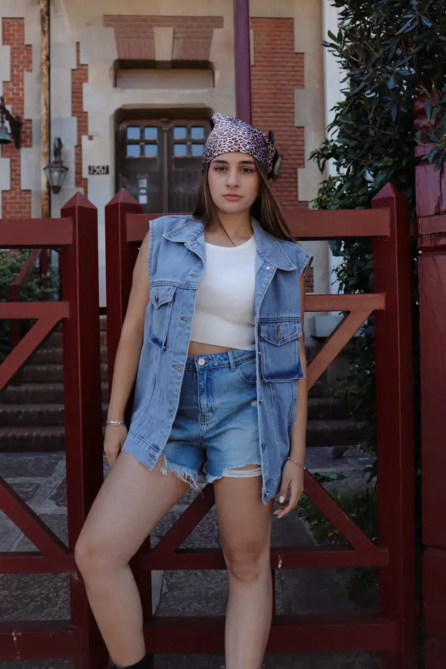 Chaleco jeans